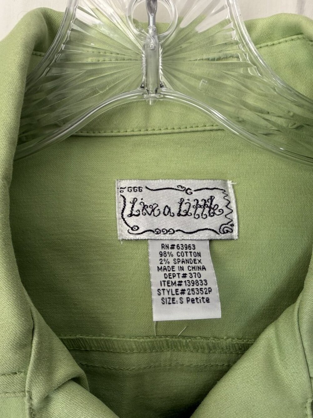 Live a Little Fitted Petite Denim Jacket - Picture 4 of 6